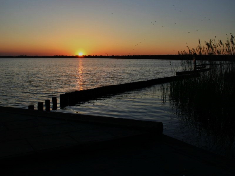 Sonnenuntergang am Müggelsee